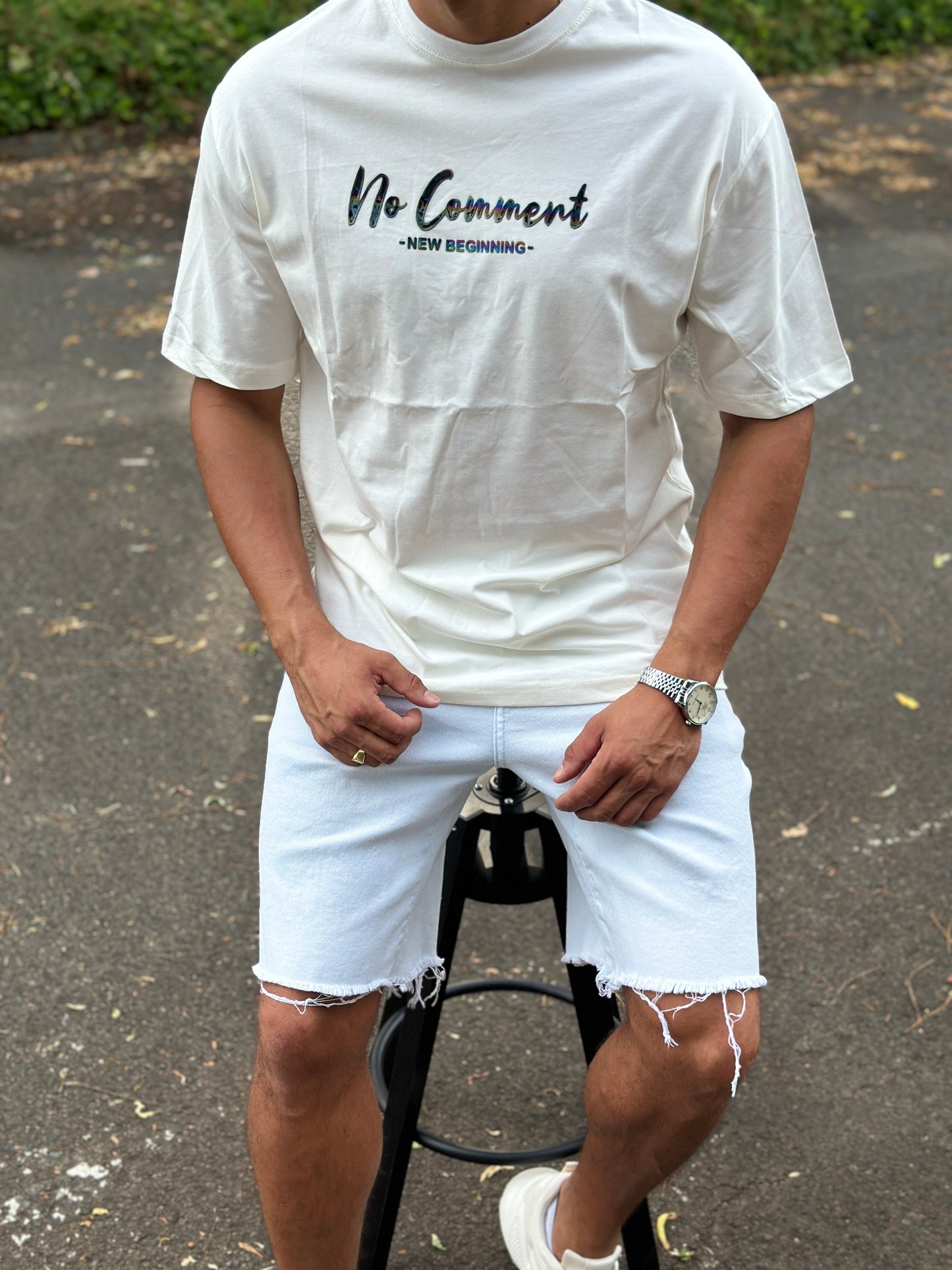TEE-SHIRTS NOCOMMENT BLANC